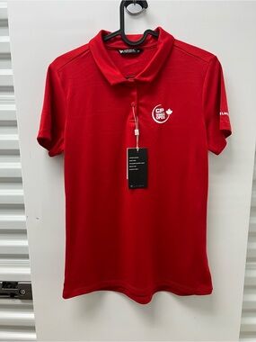 Levelwear CP Women’s Open Red Polo